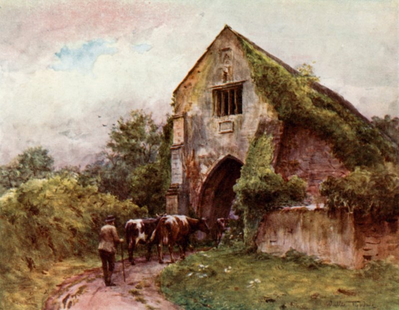 Toegangspoort, Cleeve Abbey door Walter Frederick Roofe Tyndale