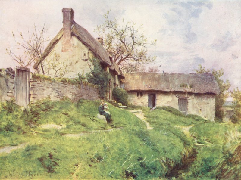 Wessex: Een groep huisjes in Sutton Poyntz, nabij Weymouth door Walter Frederick Roofe Tyndale