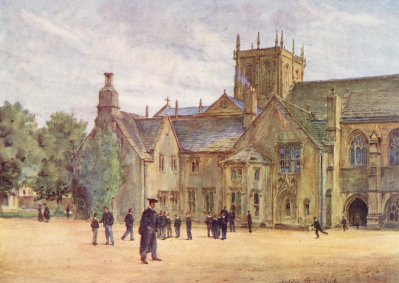 Wessex: Sherborne College door Walter Frederick Roofe Tyndale