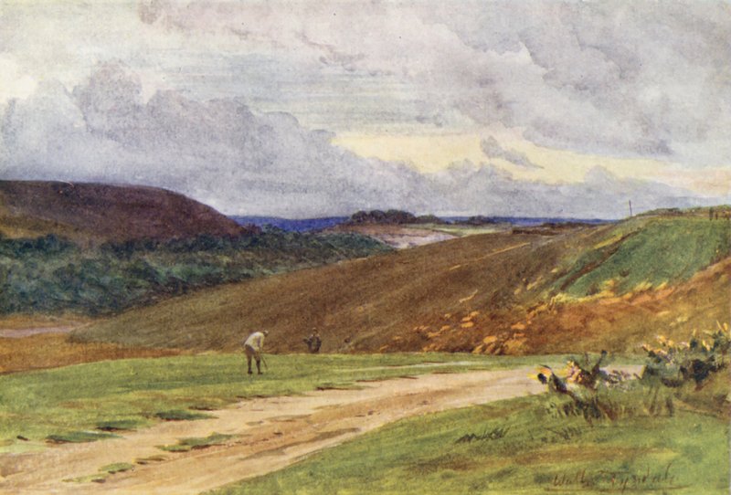 Wessex: The Broadstone Golf Links, nabij Poole door Walter Frederick Roofe Tyndale