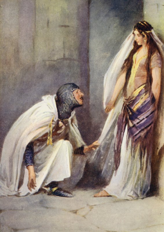 Illustratie voor Ivanhoe door Sir Walter Scott door Walter Grieve