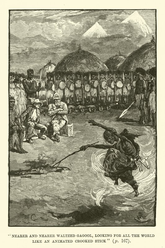 Illustratie voor King Solomons Mines door H. Rider Haggard door Walter Paget