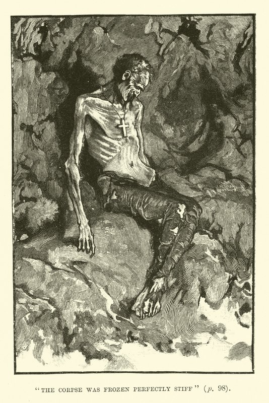 Illustratie voor King Solomons Mines door H. Rider Haggard door Walter Paget