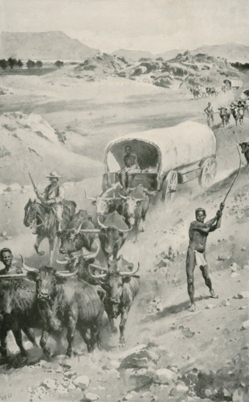 De Grote Boeren Trek naar Natal in 1835-36 door Walter Stanley Paget