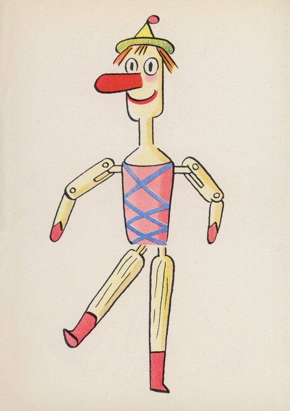 Figuren uit Kinderboeken: Pinocchio door Walter Trier
