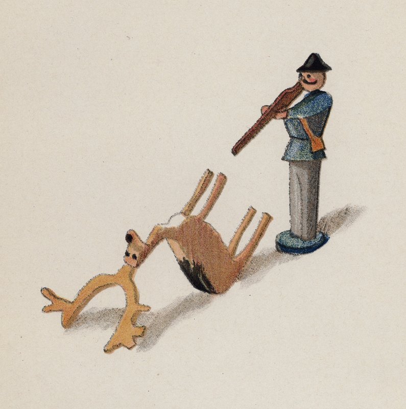 Oud Speelgoed geschilderd door Walter Trier door Walter Trier