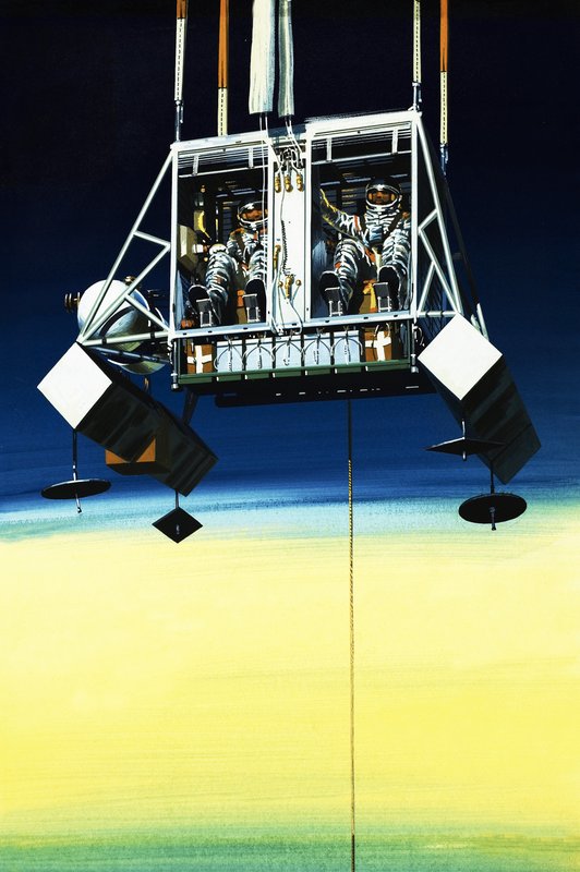 Mannen en Machines: Vlucht naar de rand van de ruimte door Wilf (20th century) Hardy