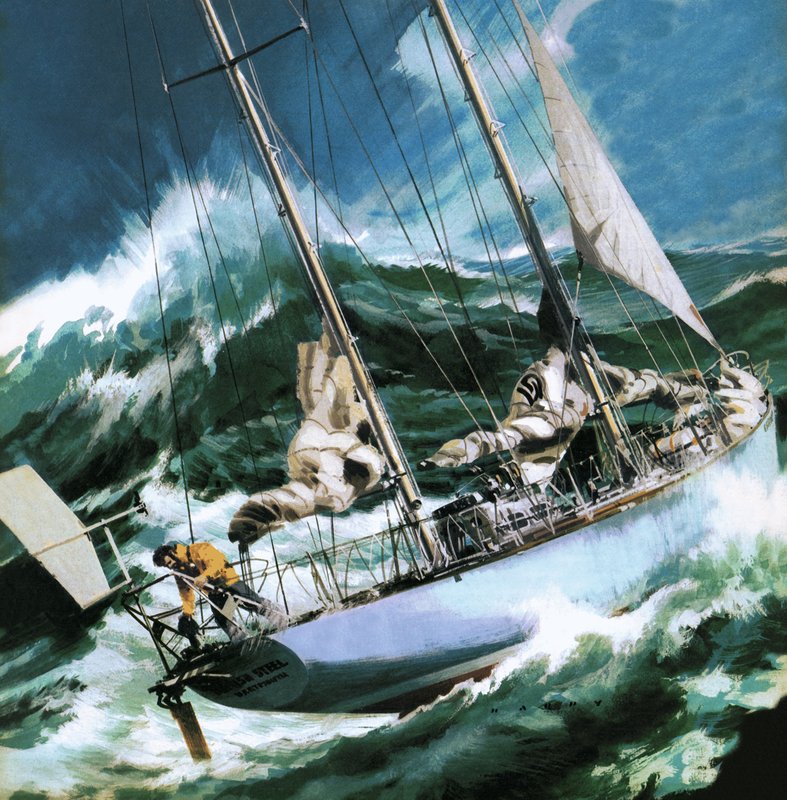 Zeilen om de wereld -- op de verkeerde manier door Wilf (20th century) Hardy