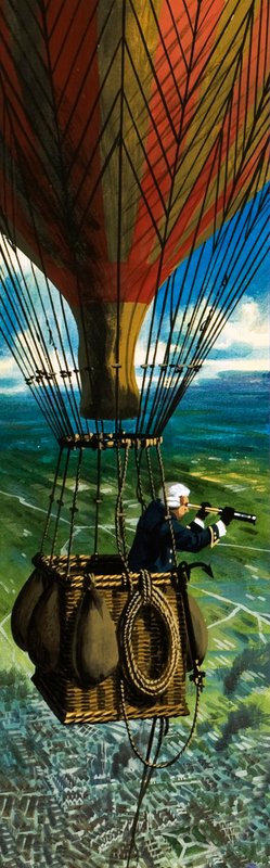 De eerste militaire missie vanuit de lucht door Wilf (20th century) Hardy