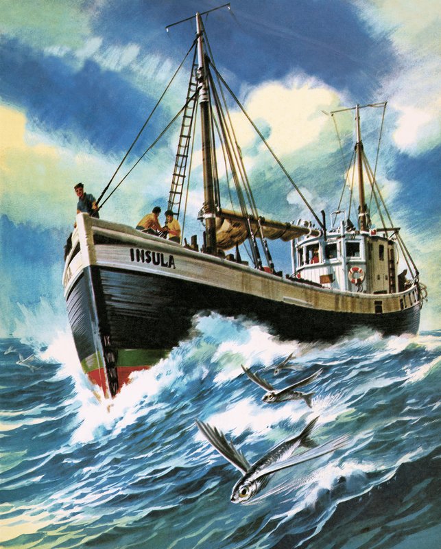 Reis naar het Spaanse vasteland door Wilf (20th century) Hardy