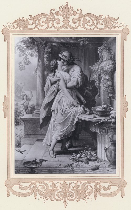 Dora, Alexis en Dora door Wilhelm von (after) Kaulbach