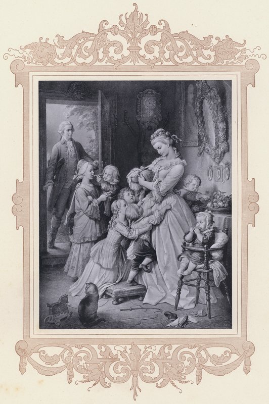 Lotte, Het Lijden van de Jonge Werther door Wilhelm von (after) Kaulbach