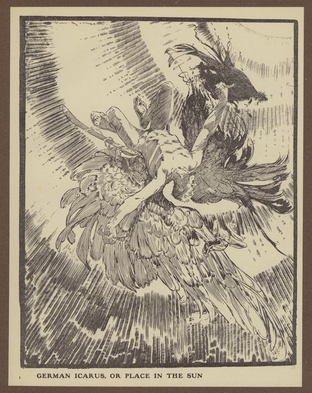 Duitse Icarus, of Plaats in de zon door Will Dyson