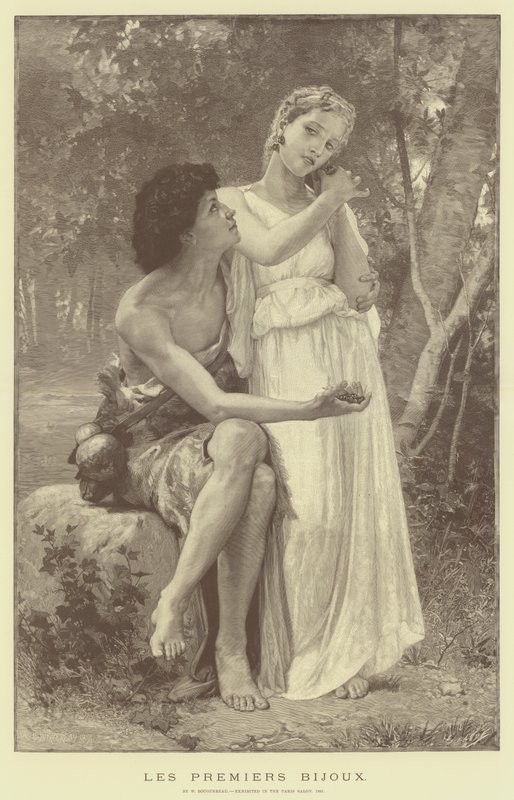 De eerste sieraden door William Adolphe Bouguereau
