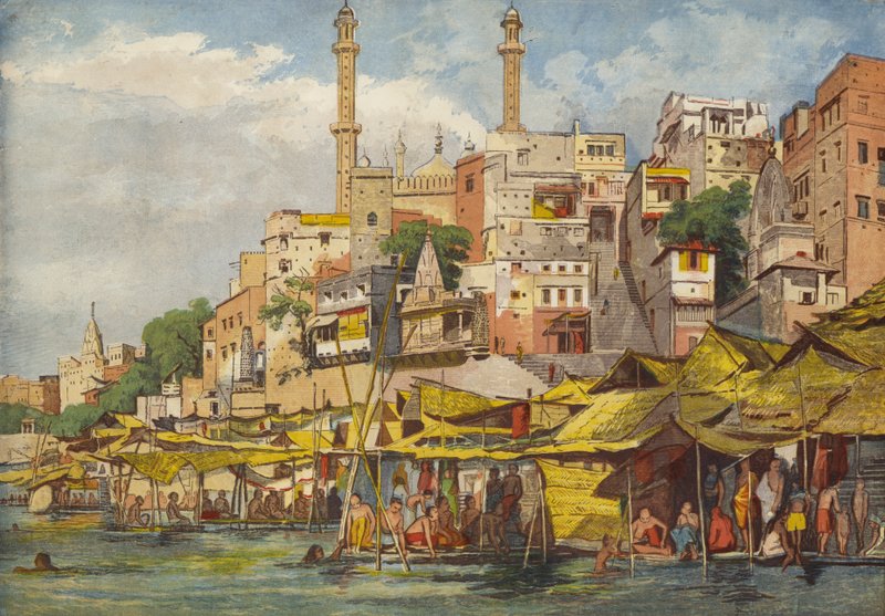 Benares, India door William Carpenter