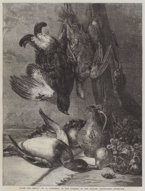 Wild en fruit door William Duffield