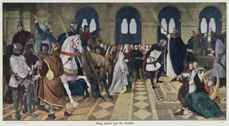 Koning Arthur en zijn Ridders door William Dyce