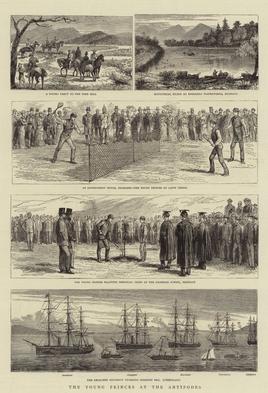 De jonge prinsen in de Antipoden door William Edward Atkins