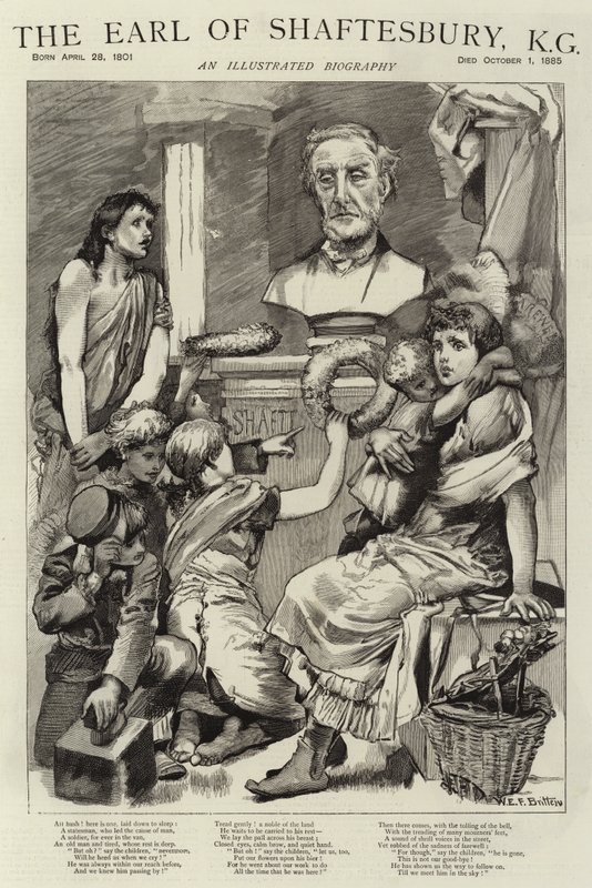 De graaf van Shaftesbury, KG door William Edward Frank Britten