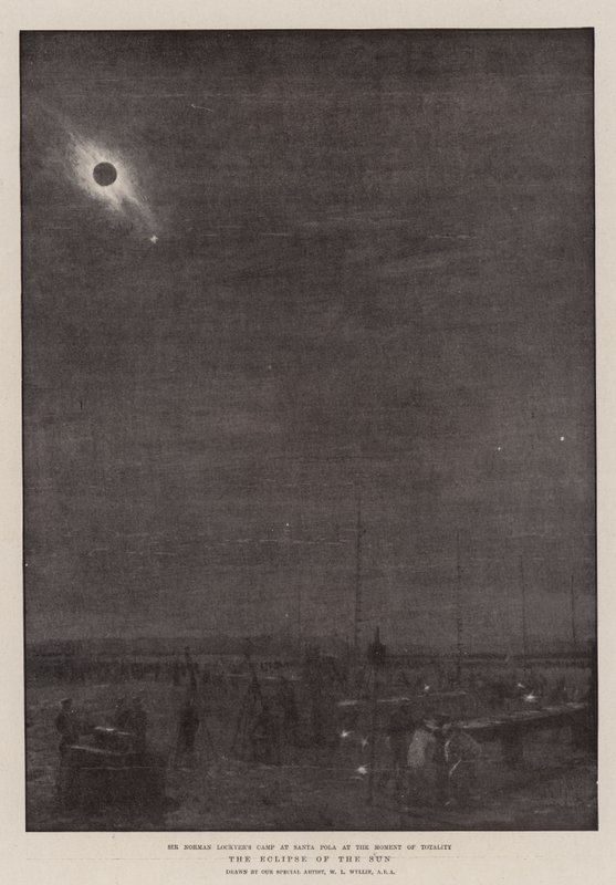 De Zonsverduistering door William Lionel Wyllie