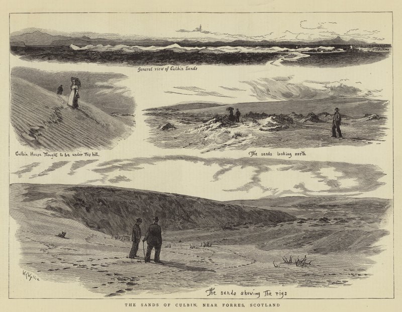 De zandduinen van Culbin, nabij Forres, Schotland door William Lionel Wyllie