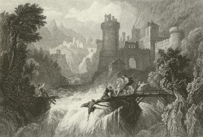 De bergstroom door William Purser