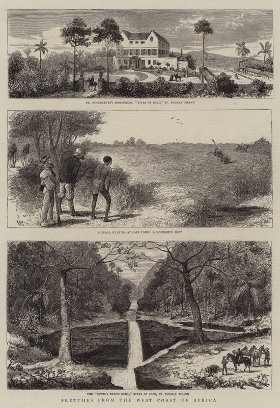 Schetsen van de Westkust van Afrika door William Ralston
