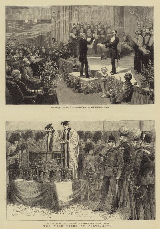 De Vrijwilligers in Portsmouth door William Ralston