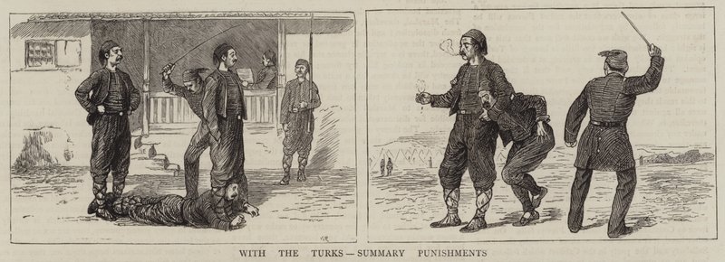 Bij de Turken, samenvattende straffen door William Ralston