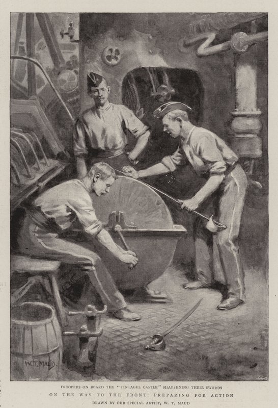 Op Weg naar het Front, voorbereidingen voor Actie door William T. Maud