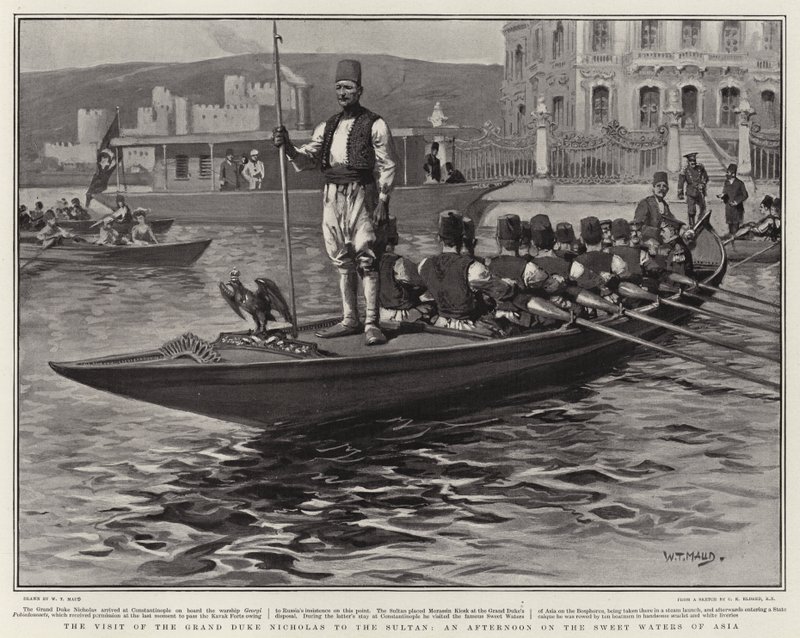 Het bezoek van de Groothertog Nicolaas aan de Sultan, een middag op de zoete wateren van Azië door William T. Maud