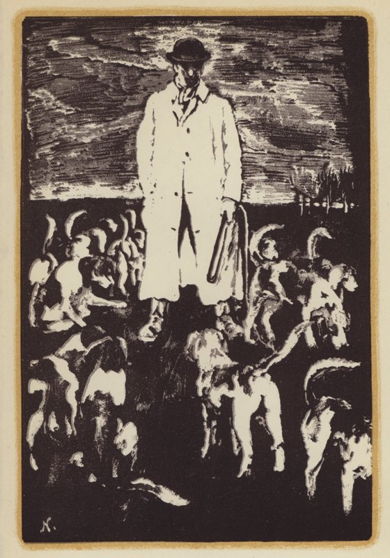 Illustratie voor Herinneringen van een vossenjager door Siegfried Sassoon door William (after) Nicholson