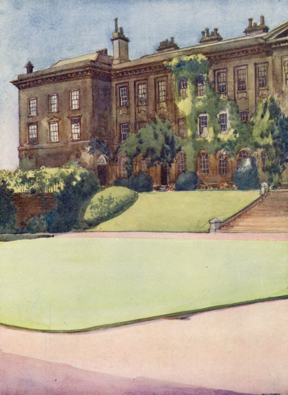 Voorplein van Worcester College door William Ainsworth Wildman
