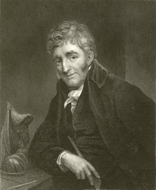 Portret van Nollekens door William Beechey
