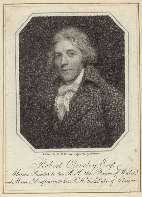 Portret van Robert Cleveley door William Beechey