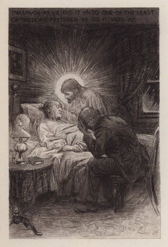 Dood en Leven door William Brassey (after) Hole