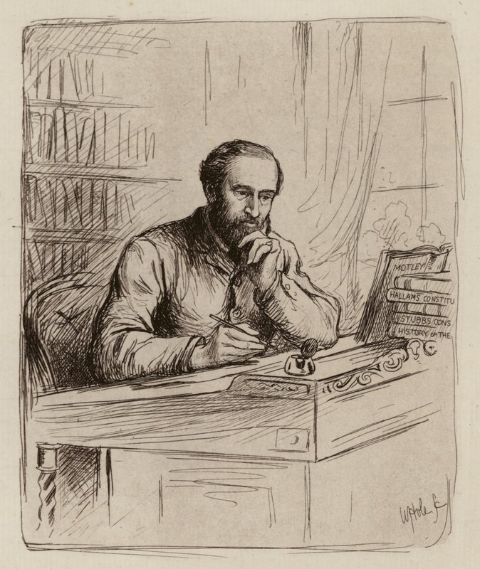 John Kirkpatrick, Professor van Constitutioneel Recht en Geschiedenis door William Brassey (after) Hole