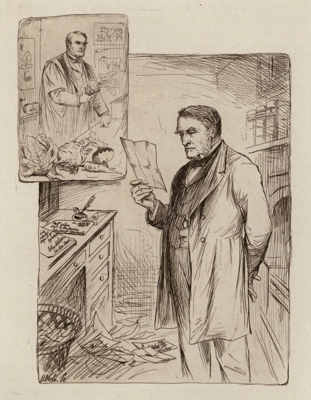 John Wilson, Professor in Landbouw en Plattelandseconomie (gravure) door William Brassey (after) Hole