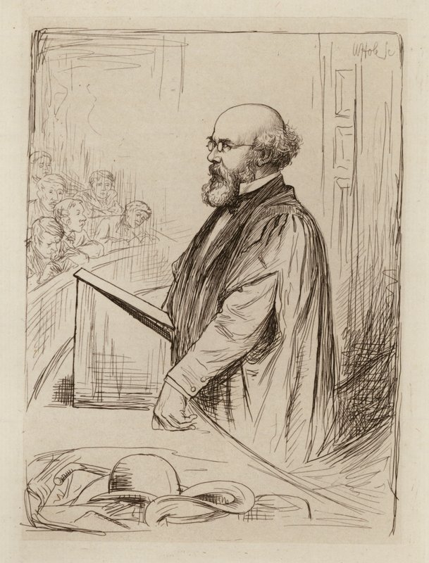 Norman Macpherson, Professor van Schots Recht (gravure) door William Brassey (after) Hole