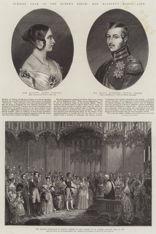 Jubileumjaar van de koningin, het vroege leven van Hare Majesteit door William Charles Ross