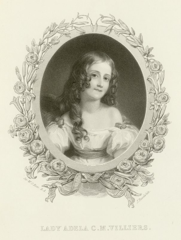 Lady Adela Corisande Maria Child Villiers door William Charles Ross