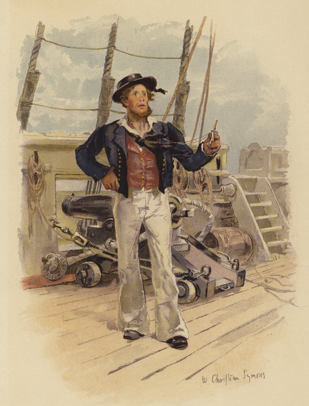 Bootsman, circa 1820 door William Christian Symons