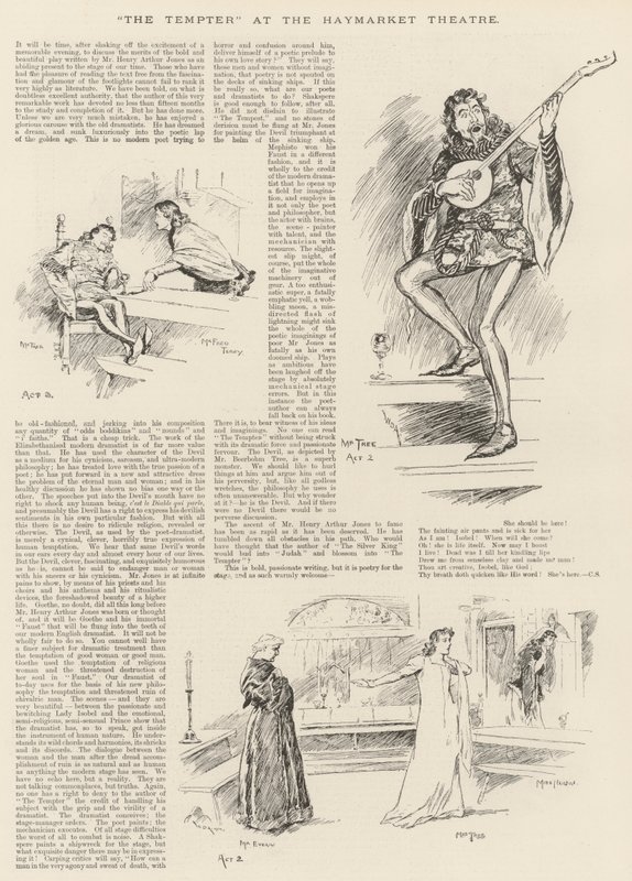 De verleider, in het Haymarket Theatre door William Douglas Almond