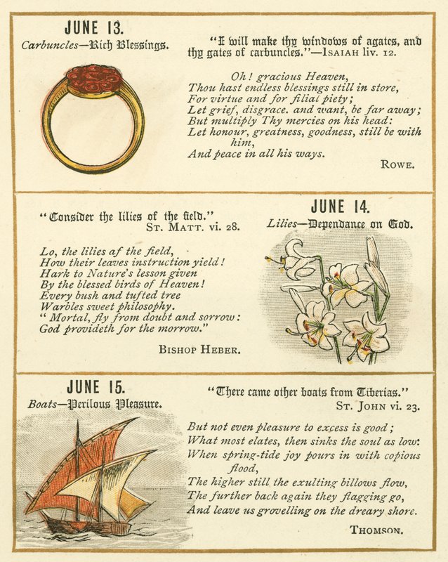 Pagina uit Het Bijbel Embleem Jubileumboek door William Foster