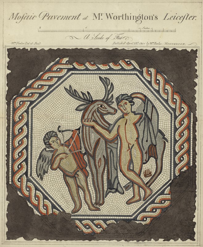 Mozaïekvloer bij de heer Worthington