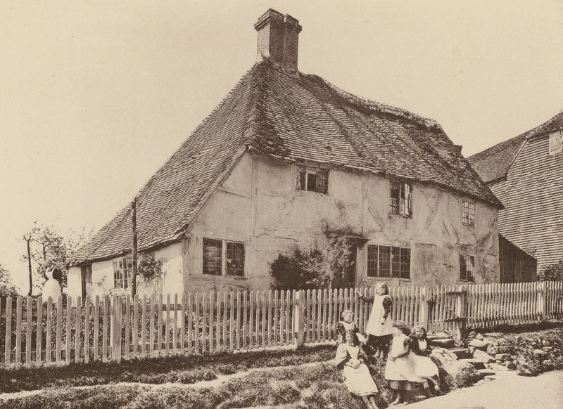 In Burwash, Sussex door William Galsworthy Davie