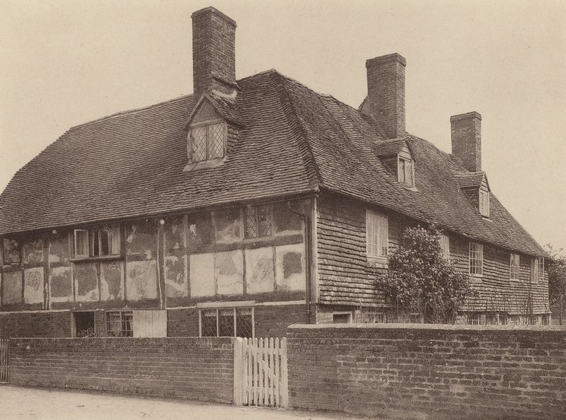Bij Northbridge Street, nabij Robertsbridge, Sussex door William Galsworthy Davie