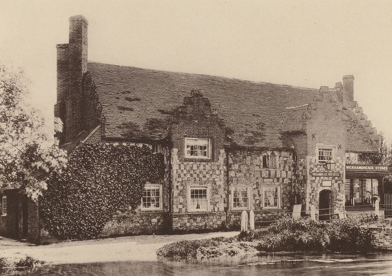Het Postkantoor, Wickhambreaux, Kent door William Galsworthy Davie