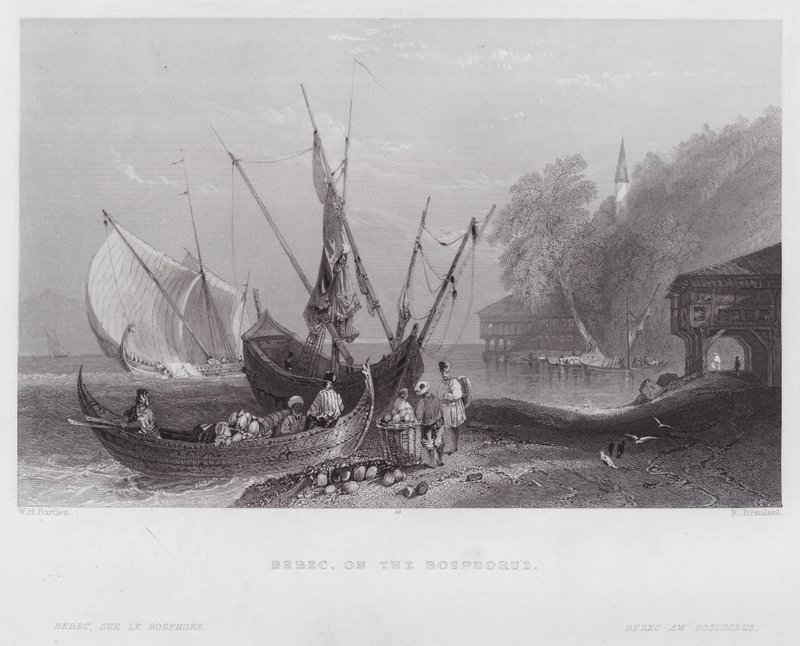 Bebec, aan de Bosporus door William H. Bartlett