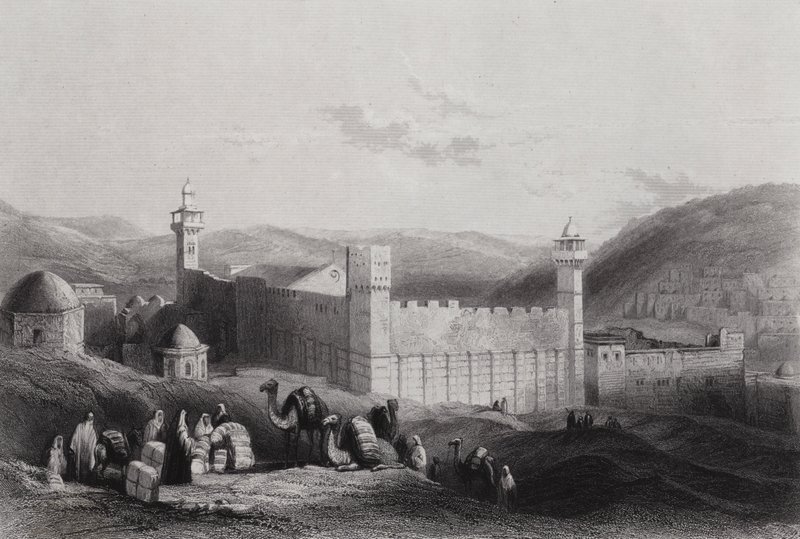 Hebron, De Haram door William H. Bartlett